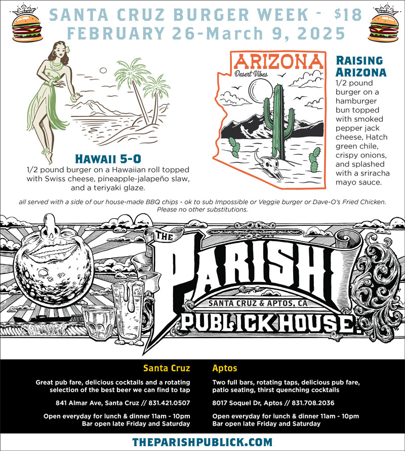 parish publick house burger specials