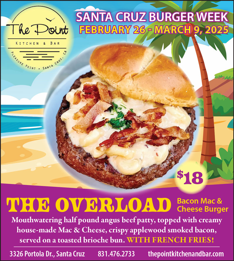 the point burger special